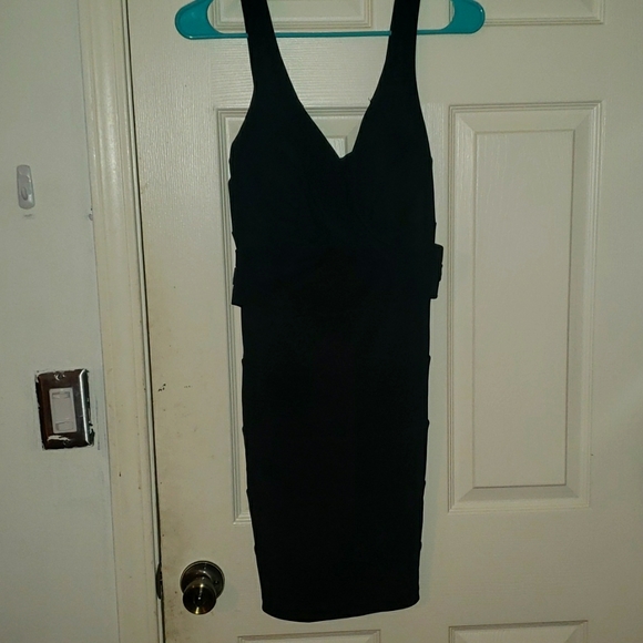 Emerald Sundae Black Dress - Picture 1 of 4